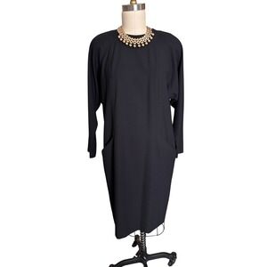 liz claiborne black lace dress Liz Claiborne black lace dress, size L
